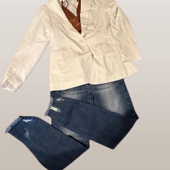 CLcybell White Blazer - Picture 10 of 14